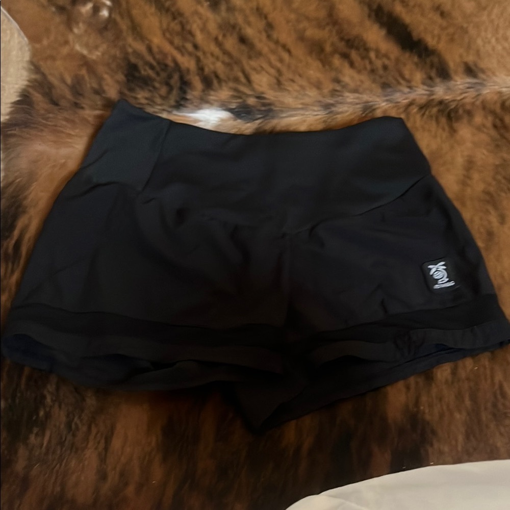 Women's Black Athletic Shorts
